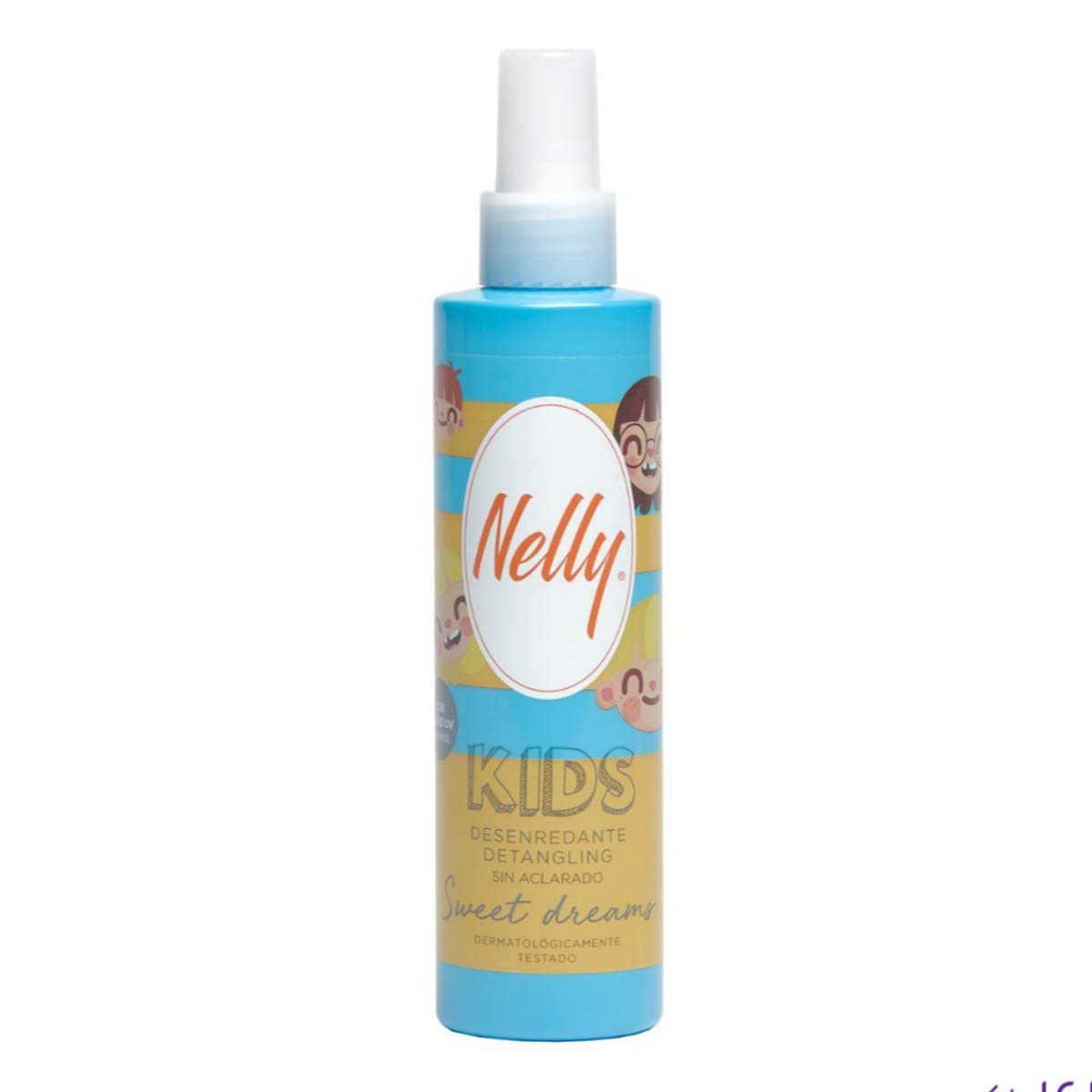 اسپری گره باز کن و نرم کننده مو کودک نلی Nelly مدل KIDS حجم 200 میل