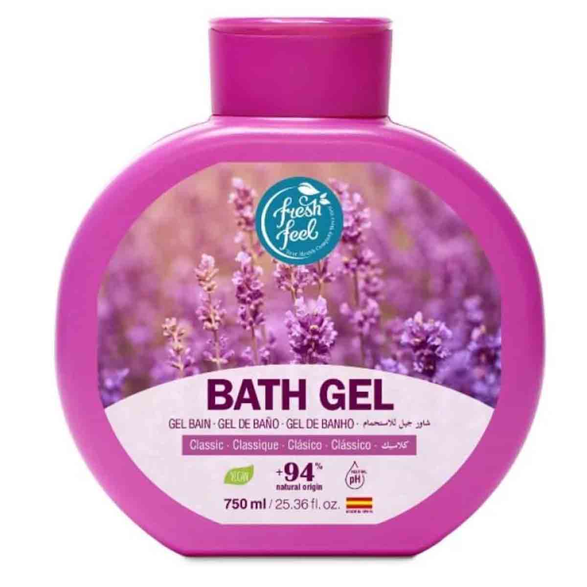 شامپو بدن فرش فیل Fresh Feel مدل کلاسیک مناسب انواع پوست حجم 750 میل