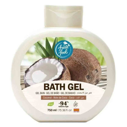 شامپو بدن فرش فیل Fresh Feel حاوی عصاره نارگیل مناسب پوست خشک حجم 750 میل