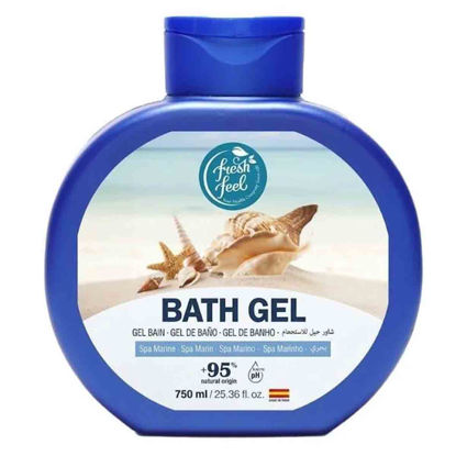 شامپو بدن فرش فیل Fresh Feel حاوی عصاره SPA MARINE مناسب انواع پوست حجم 750 میل
