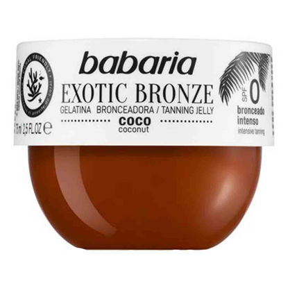 ژلاتین برنز نارگیل spf0 باباریا babaria حجم 75 میلی لیتر