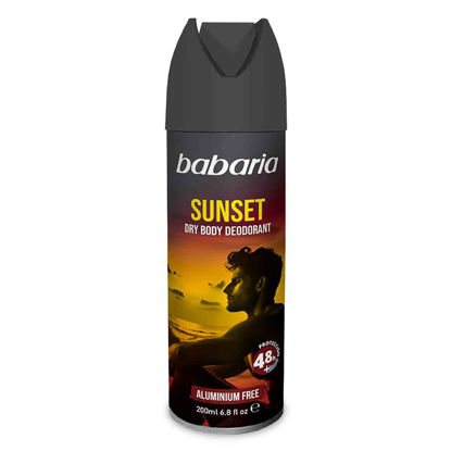 اسپری ضد تعریق (دئودورانت) باباریا Babaria مدل سان ست SUNSET حجم 200 میل