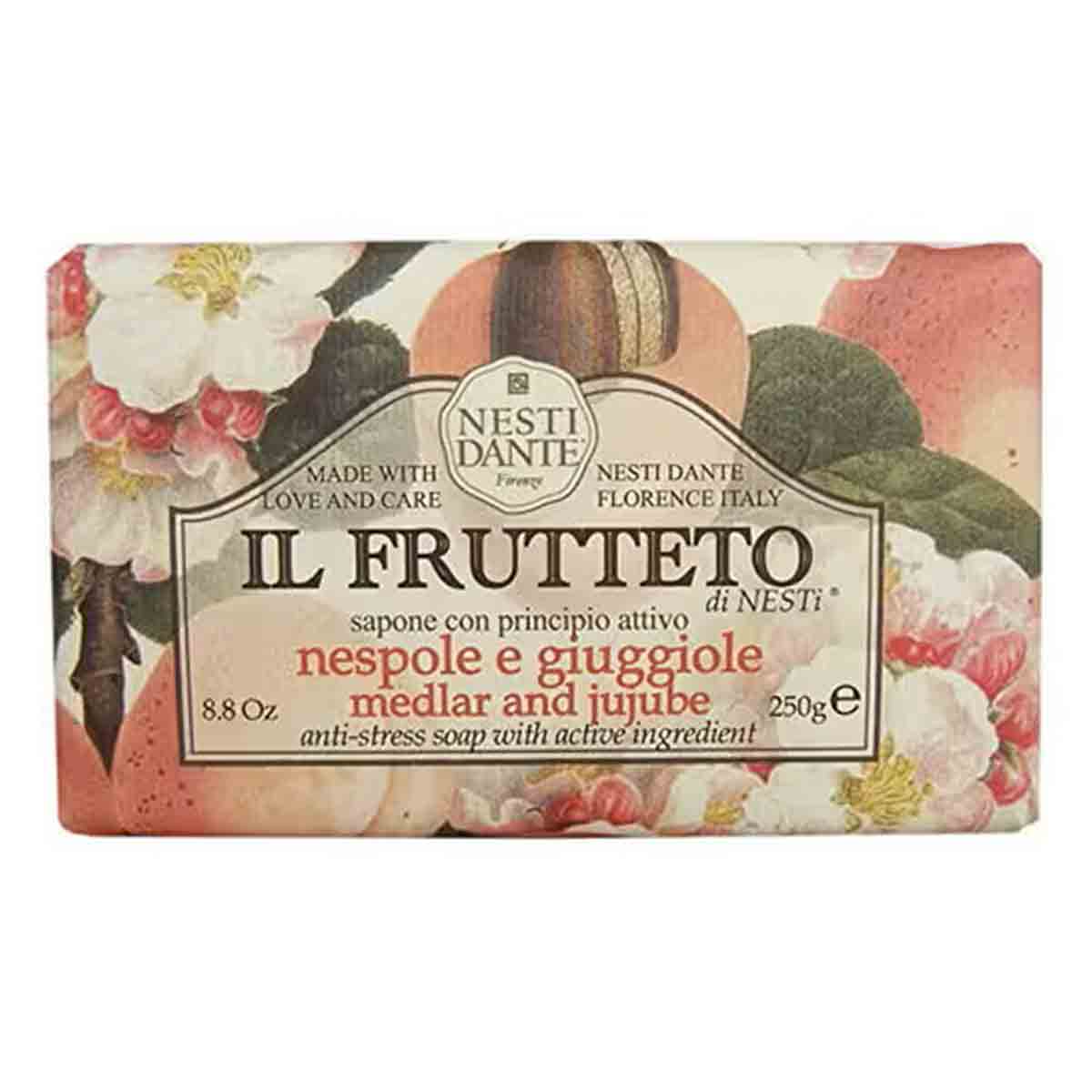 صابون مغذی نستی دانته Nesti Dante مدل Il Frutteto Medlar & Jujube وزن 250 گرم