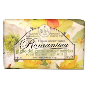 صابون مغذی نستی دانته Nesti Dante مدل Romantica Royal Lily and Narcissus وزن 250 گرم 