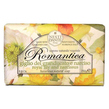 صابون مغذی نستی دانته Nesti Dante مدل Romantica Royal Lily and Narcissus وزن 250 گرم 