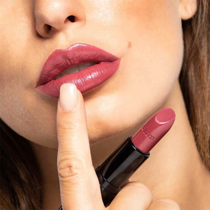رژلب جامد براق شماره 885 آرت دکو artdeco مدل perfect color وزن 4 گرم