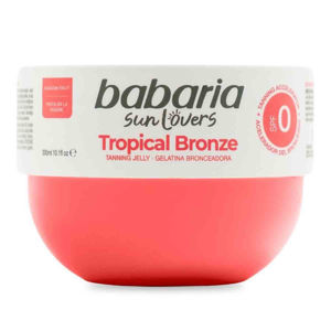 ژلاتین برنز باباریا babaria حاوی عصاره پشن فروت و گواوا SPF0 حجم 300 میل
