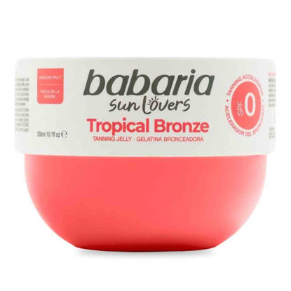 ژلاتین برنز باباریا babaria حاوی عصاره پشن فروت و گواوا SPF0 حجم 300 میل