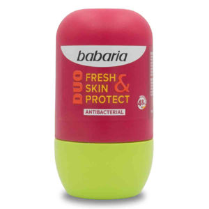مام رول ضد تعریق 48 ساعته باباریا babaria مدل فرش اسکین پروتکت Fresh Skin Protect حجم 50 میل