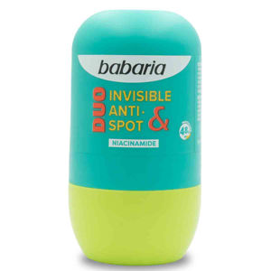 مام رول ضد تعریق 48 ساعته باباریا babaria مدل اینویزیبل ضد لک Invisible حجم 50 میل