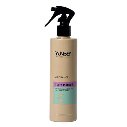 اسپری حالت دهنده موهای فر یانسی Yunsey مدل Curly Method حجم 275 میل