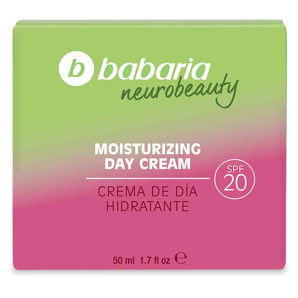 کرم مرطوب کننده و روشن کننده روز باباریا babaria مدل Neurobeauty با SPF20 حجم ۵۰ میل
