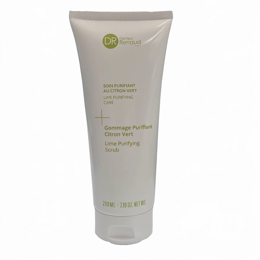 اسکراب و لایه‌بردار پاک‌کننده لیمو ترش دکتر رناد Dr. Renaud مدل Lime Purifying Scrub حجم 200 میل