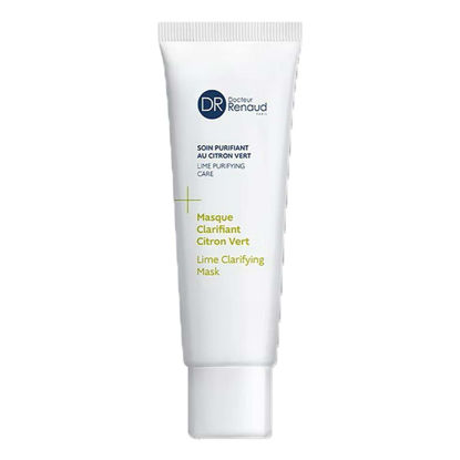 ماسک شفاف‌کننده و پاک‌کننده عمقی صورت لیمو ترش دکتر رناد Dr. Renaud مدل Lime Clarifying Mask حجم ۵۰ میل