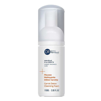 فوم شستشو و سم‌زدای صورت دکتر رناد Dr. Renaud مدل Carrot Detox Cleansing Foam حجم 110 میل